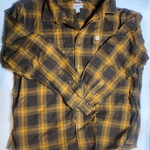 Carhartt men’s 2xl button up flannel.